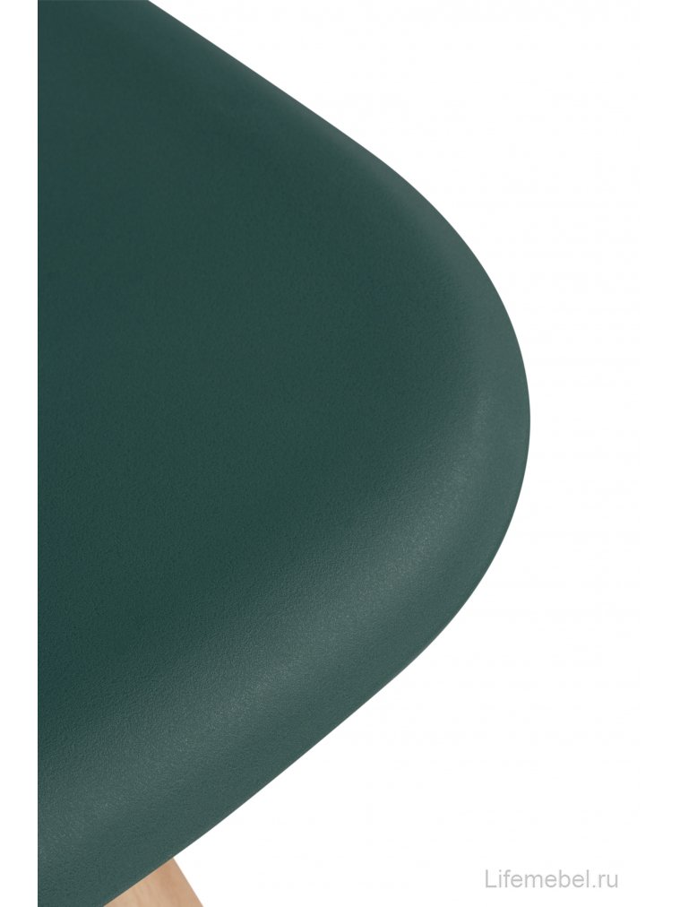 Пластиковый стул Витала зеленый / дерево