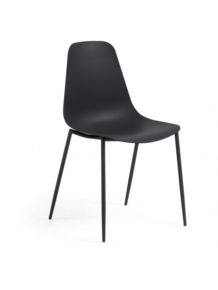 Стул на металлокаркасе Wassu черный