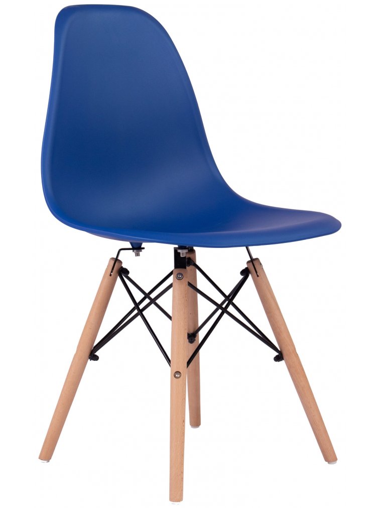 Пластиковый стул Eames синий