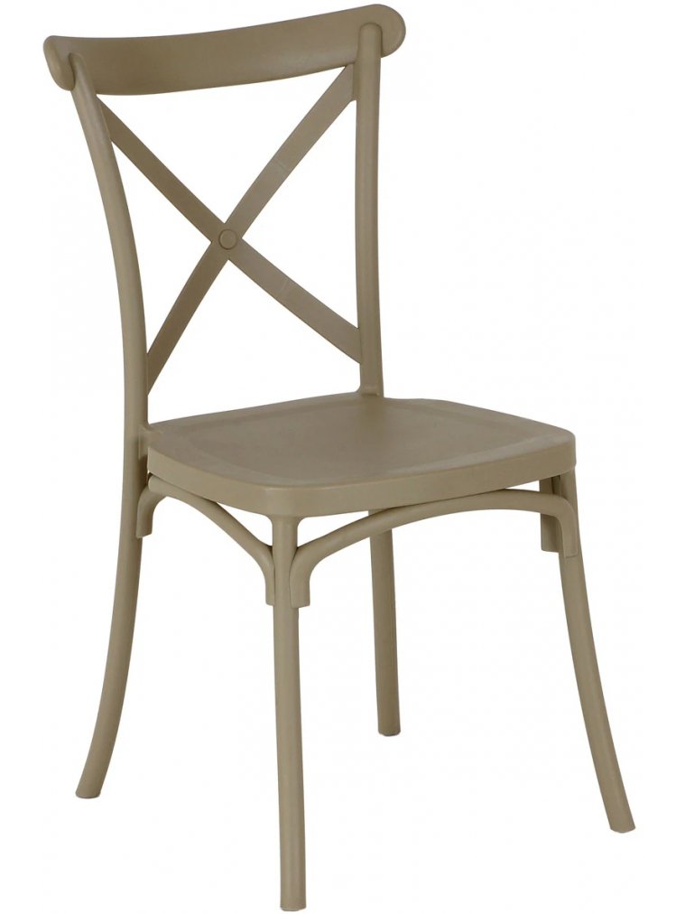 Пластиковый стул Bertram бежевый