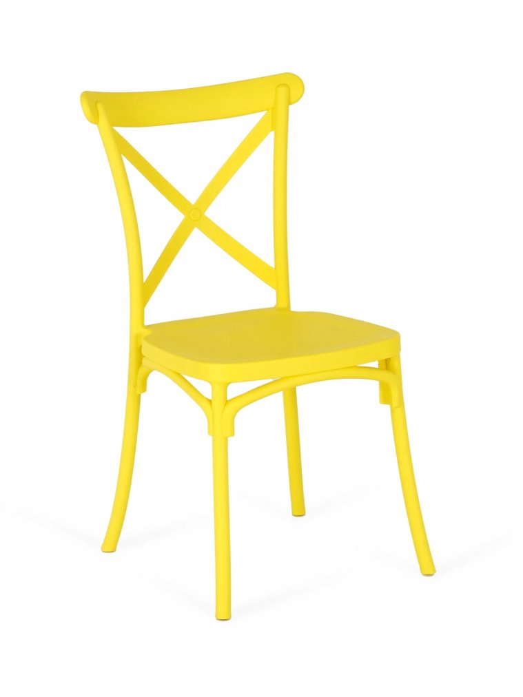 Пластиковый стул Bertram желтый