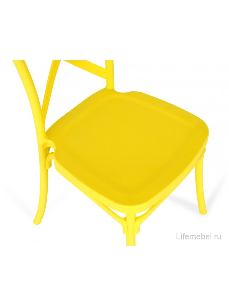 Пластиковый стул Bertram желтый