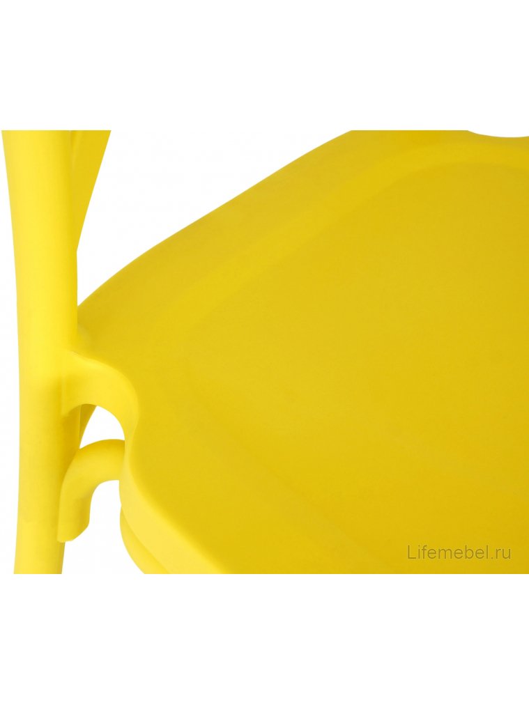 Пластиковый стул Bertram желтый