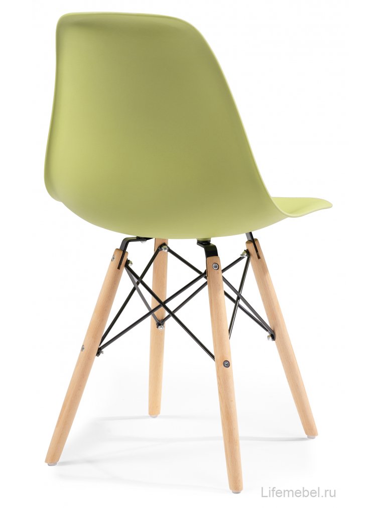 Стул Cindy Eames mod. 001 khaki / natural