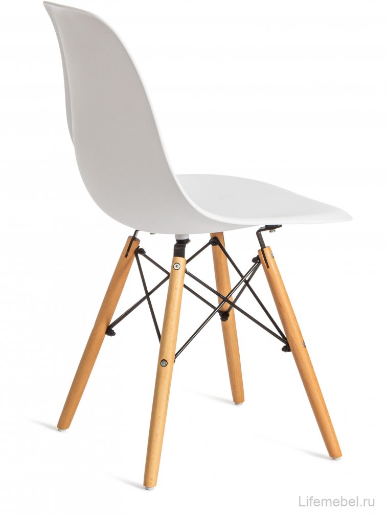 Стул Cindy Eames mod. 001 white / natural