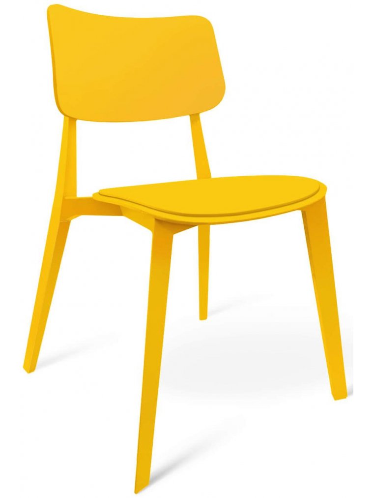 Пластиковый стул Dario yellow
