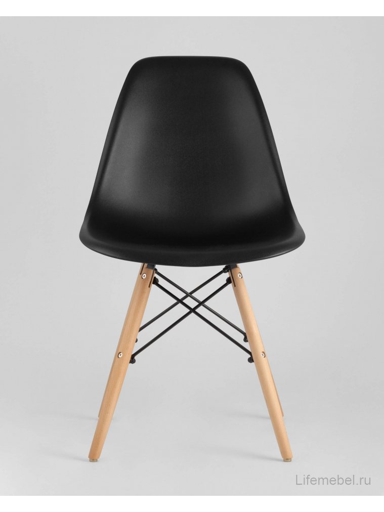 Стул Hames черный / деревянный