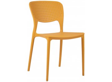 Пластиковый стул Нарден желтый 