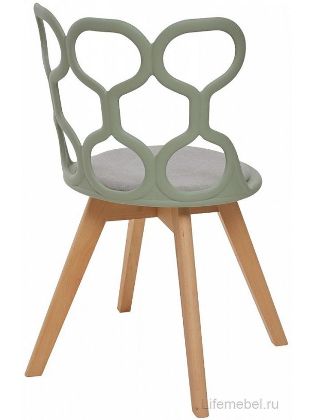 Стул пластиковый Azhur grey green