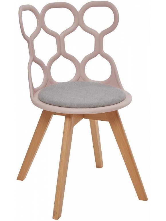 Стул пластиковый Azhur light pink