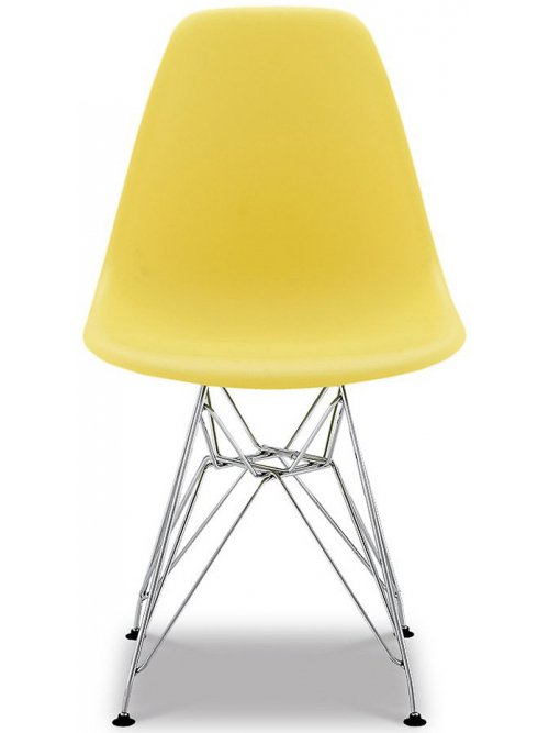 Стул пластиковый PM073 желтый