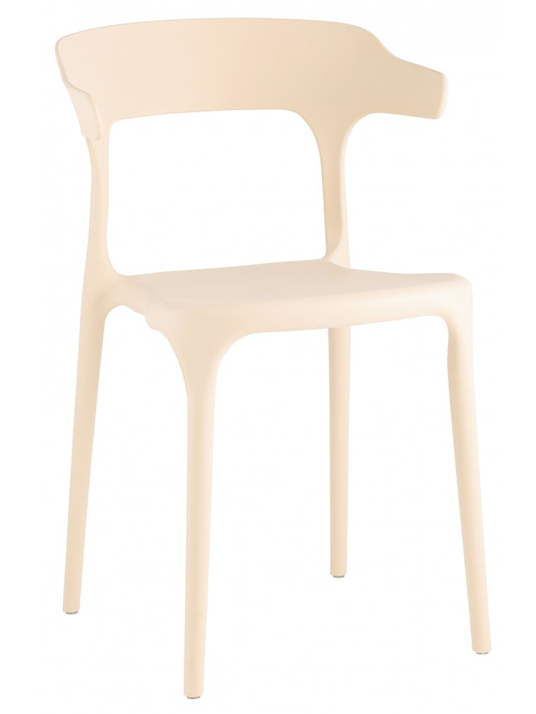 Пластиковый стул Салли бежевый