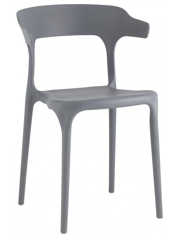 Пластиковый стул Салли серый