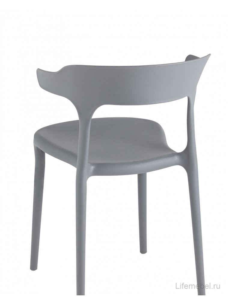 Пластиковый стул Салли серый