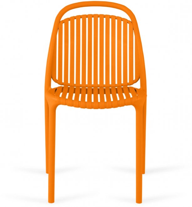 Пластиковый стул Scoop оранжевый