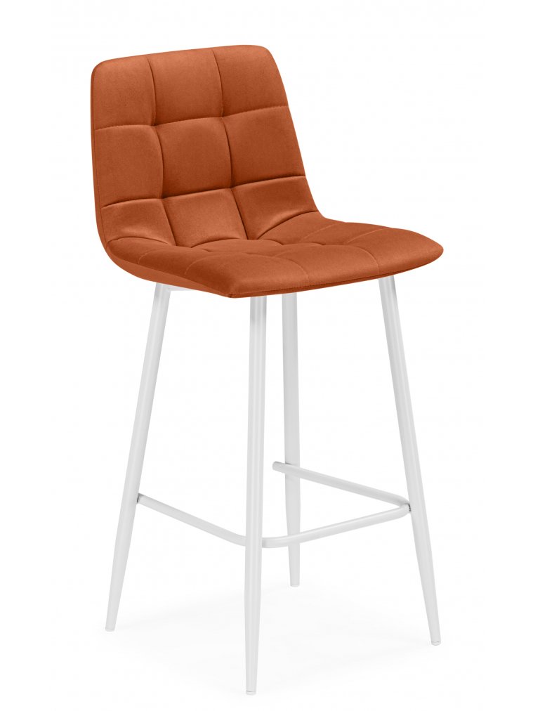 Полубарный стул Чилли Мини терракотовый (zd 432) / белый