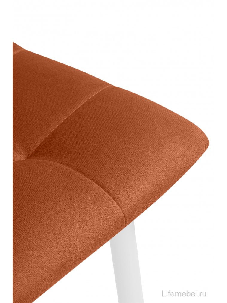 Полубарный стул Чилли Мини терракотовый (zd 432) / белый