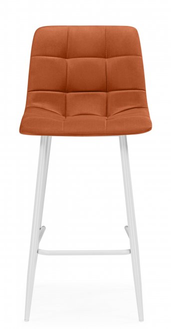 Полубарный стул Чилли Мини терракотовый (zd 432) / белый