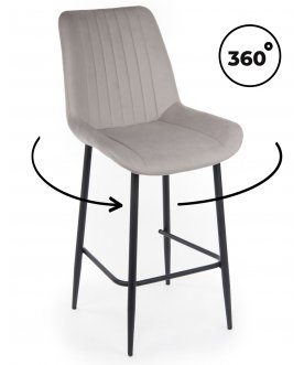 Полубарный стул Седа латте (zd 290) / черный
