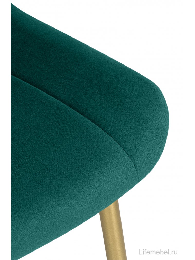 Полубарный стул Седа зеленый (zd 667) / золотой