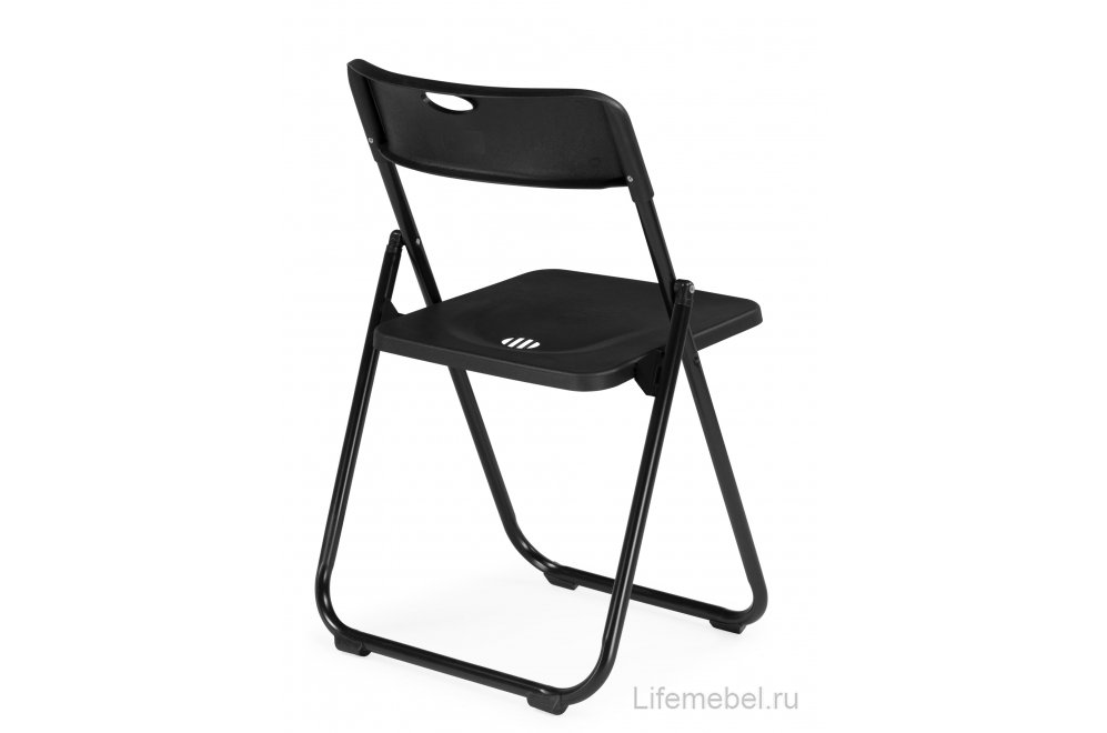 Стул складной Кайден пластик черный