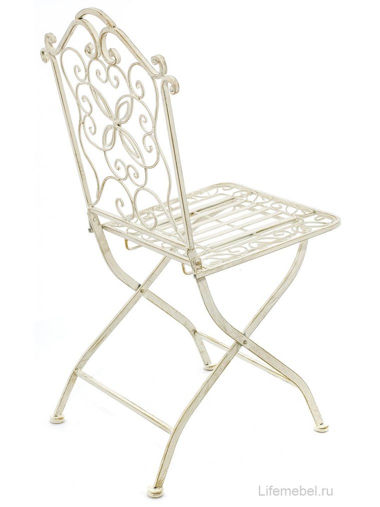 Стул складной прямоугольный Платон белый