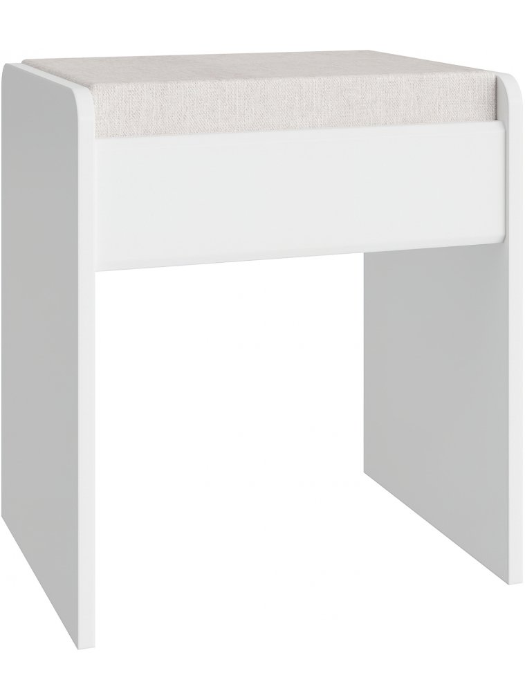 Табурет Изабель ИЗ-59К белое дерево