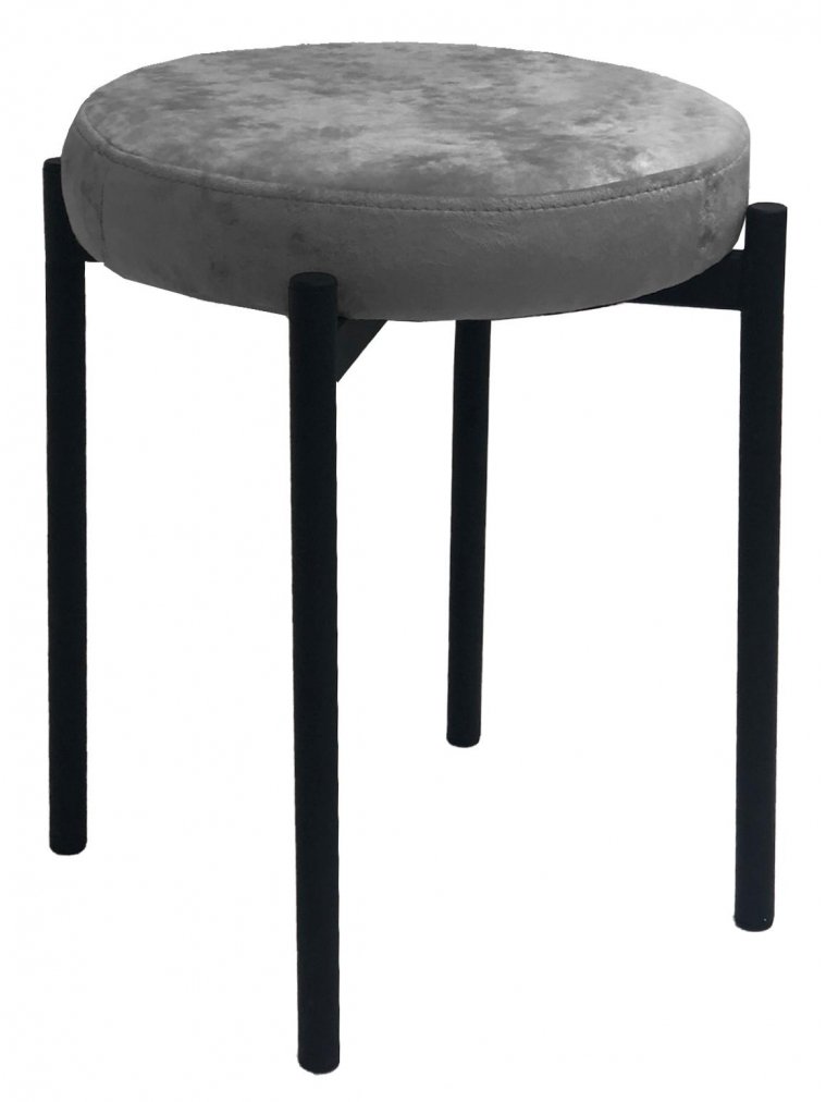 Табурет DikLine M14 серый / черный