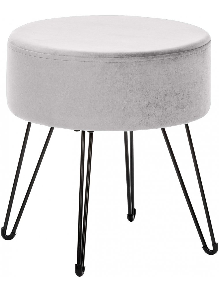 Табурет Кома светло-серый