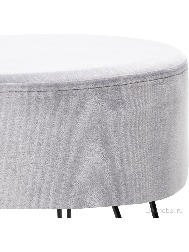 Табурет Кома светло-серый