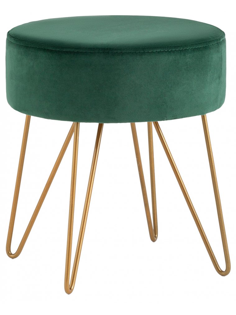 Табурет Рексан зеленый велюр