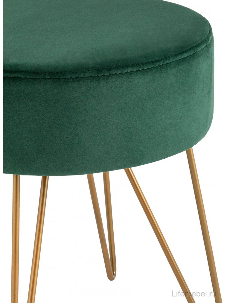 Табурет Рексан зеленый велюр