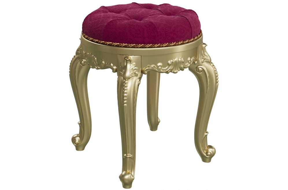 Табурет Шейх слоновая кость / золото