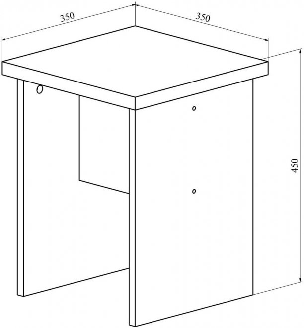 Табурет Т-03 венге луизиана