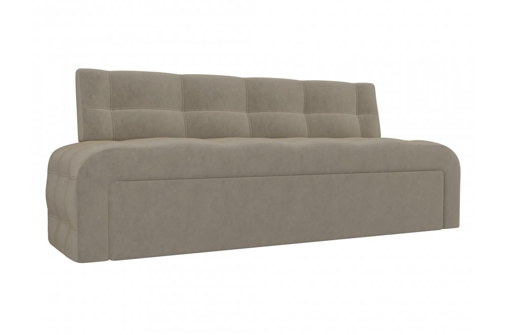 Кухонный диван Люксор микровельвет бежевый