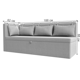 Кухонный диван Метро левый