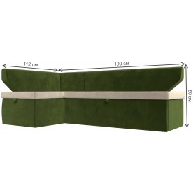 Кухонный диван угловой Соната-Сити