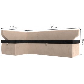 Кухонный диван угловой Соната-Сити