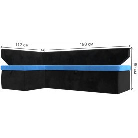 Кухонный диван угловой Соната-Сити