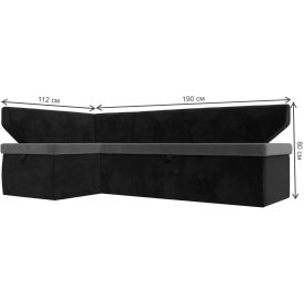 Кухонный диван угловой Соната-Сити