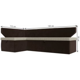 Кухонный диван угловой Соната-Сити