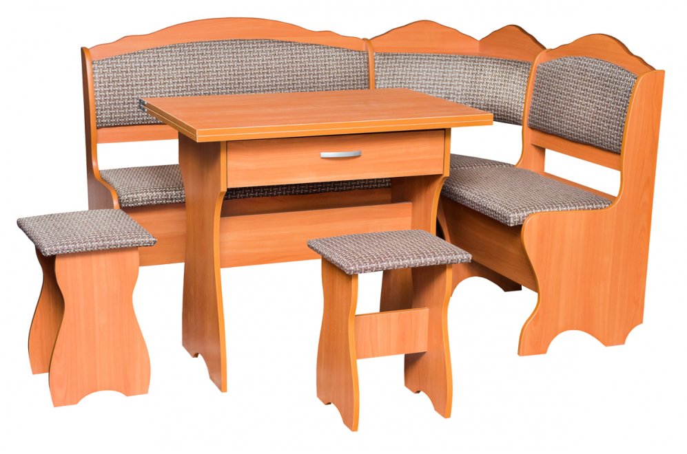 Кухонный уголок Елена ольха / рогожка