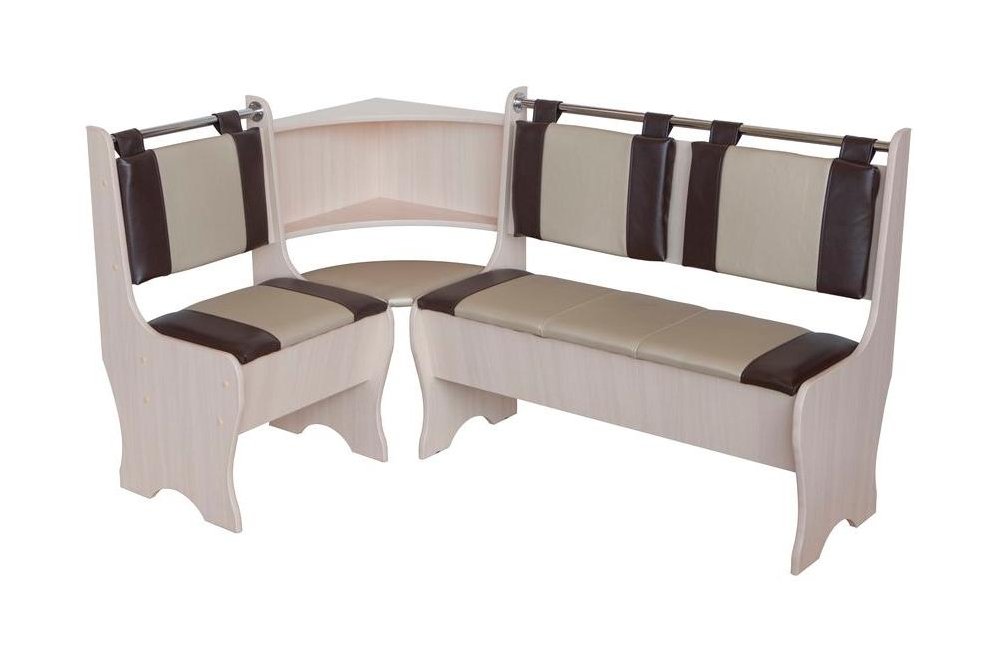 Кухонный уголок КУ-40 дуб млечный / молочный / шоколад (терра эф.101/221)