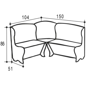 Кухонный уголок Аленка-16