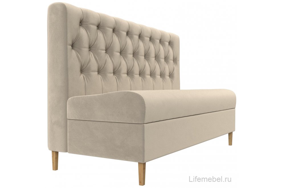 Кухонный диван Бремен микровельвет бежевый