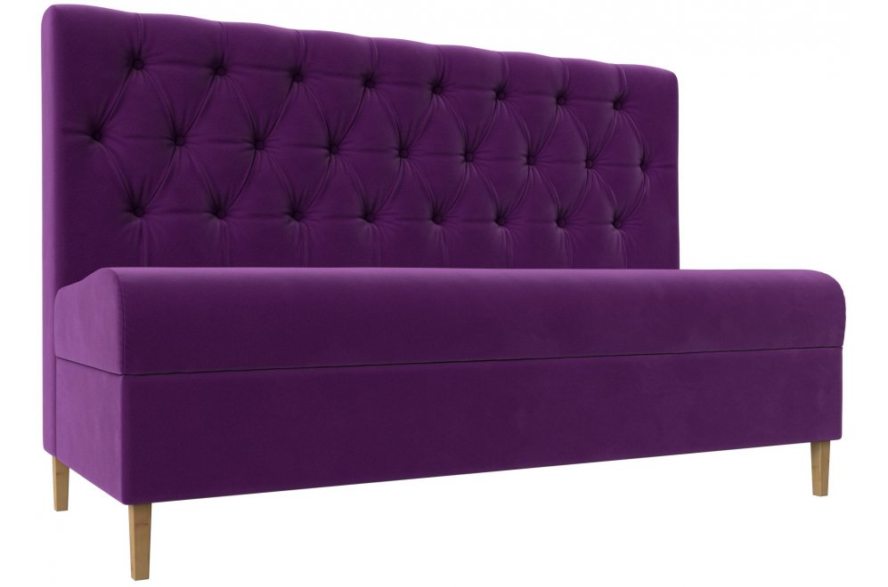Кухонный диван Бремен микровельвет фиолетовый