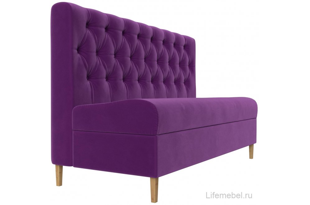 Кухонный диван Бремен микровельвет фиолетовый