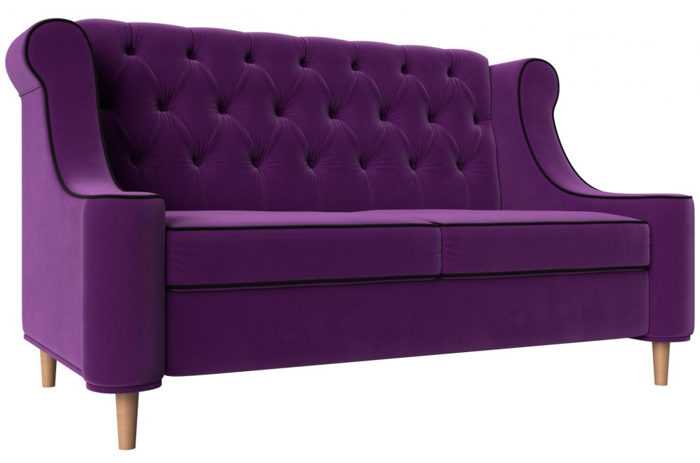 Кухонный диван Бронкс микровельвет фиолетовый