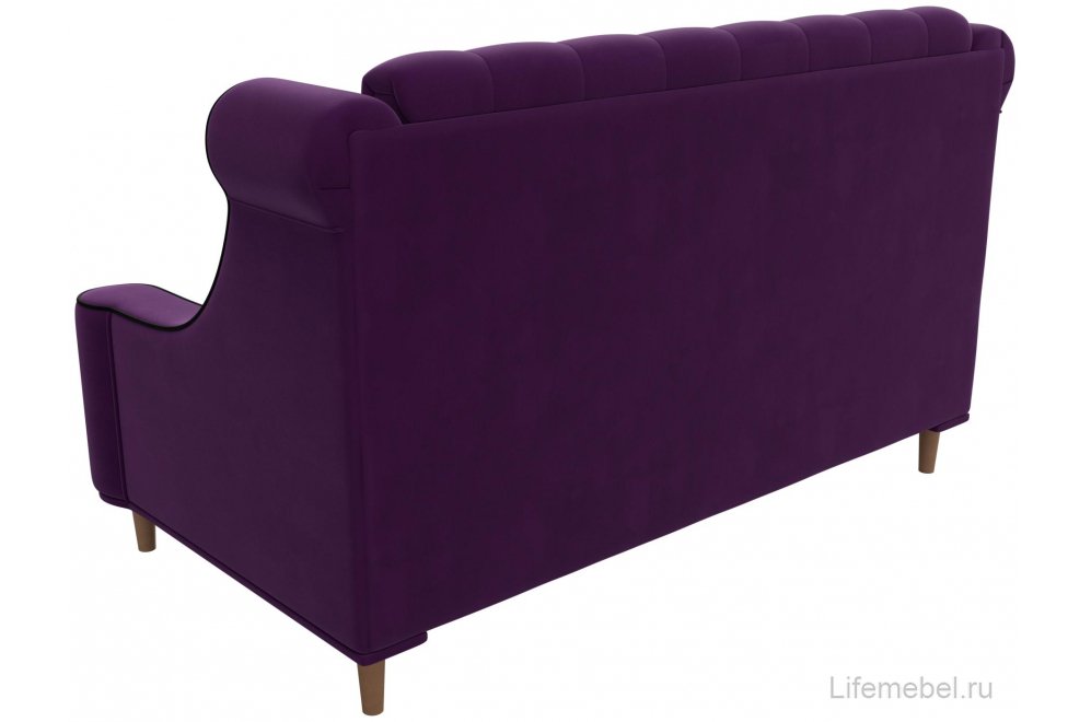 Кухонный диван Бронкс микровельвет фиолетовый