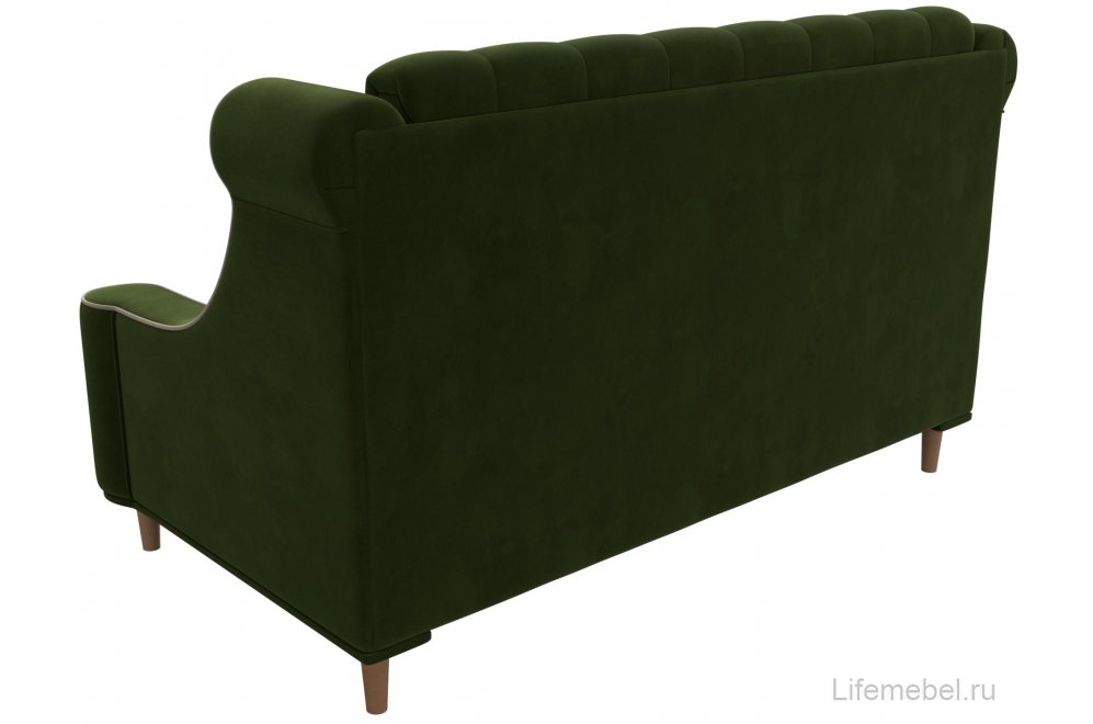 Кухонный диван Бронкс микровельвет зеленый